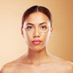 Restoring Facial Harmony: Reconstruction After Injury or Illness 2 woman with surgical lines on face